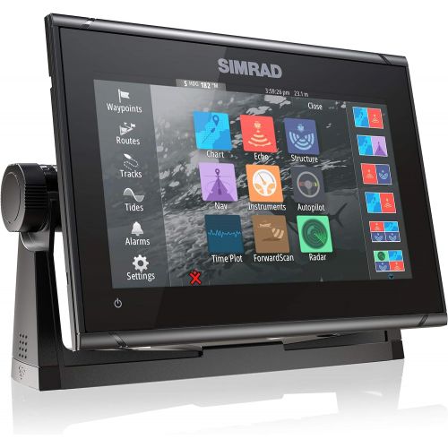  Simrad GO9 XSE - 9-inch Chartplotter with Active Imaging 3-in-1 Transducer, C-MAP Discover Chart Card,Black,000-14840-002