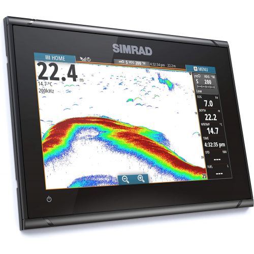  Simrad GO9 XSE - 9-inch Chartplotter with Active Imaging 3-in-1 Transducer, C-MAP Discover Chart Card,Black,000-14840-002