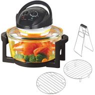 [아마존베스트]-Service-Informationen Halogen Oven Heat Air Oven Halogen Oven Heat Air Grill Convection Oven Halogen Oven 1300 Watt 12 Litre with Expansion Ring Mini Oven Halogen Oven