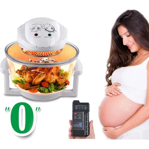  [아마존베스트]-Service-Informationen Halogen Oven Heat Air Oven Halogen Oven Heat Air Grill Convection Oven Halogen Oven 1300 Watt 12 Litre with Expansion Ring Mini Oven Halogen Oven