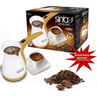 [추가금없음] 2일배송 / 신보 전기 터키 커피 주전자 Sinbo SCM 2928 Greek Turkish Coffee Maker Machine Electric Pot Briki Ibrik BROWN