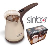 Sinbo SCM 2928 Greek Turkish Coffee Maker Machine Electric Pot Briki Ibrik BROWN by Sinbo