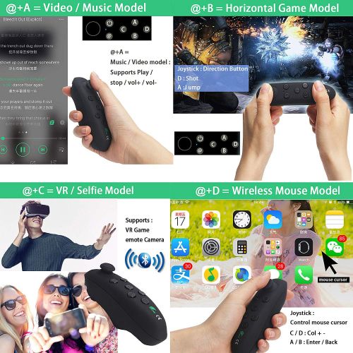  Sincerest Fiit VR 5F Mini 3D Glasses Fan Cooling Virtual Reality Glasses Box Deluxe Edition Smartphones VR Headset Fit for iPhone Samsung and Other 4.0~6.3” Phone + Bluetooth Remot