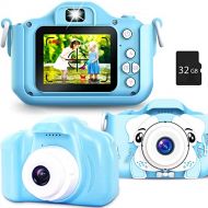 [아마존베스트]Sinceroduct Kids Camera, 20.0MP Digital Dual Camera Rechargeable with 2.0 Inch IPS Screen,32GB SD Card Included, Ideal Gift for 3-12 Years Old Girls Boys Gifts