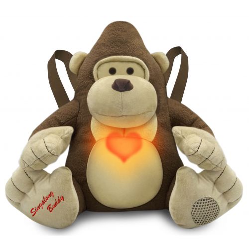  Singalong Buddies Plush Gorilla with Wired Microphone and Built-In Speaker