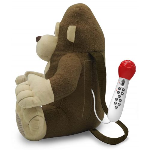  Singalong Buddies Plush Gorilla with Wired Microphone and Built-In Speaker