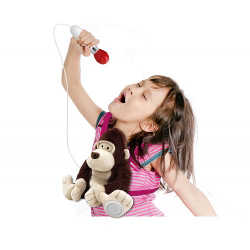  Singalong Buddies Plush Gorilla with Wired Microphone and Built-In Speaker