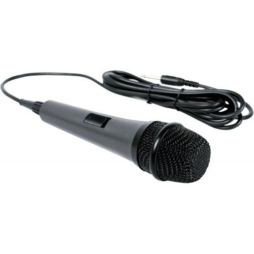  Singing Machine SMM-205 Unidirectional Dynamic Karaoke Microphone with 10 Ft. Cord, Black, One Size