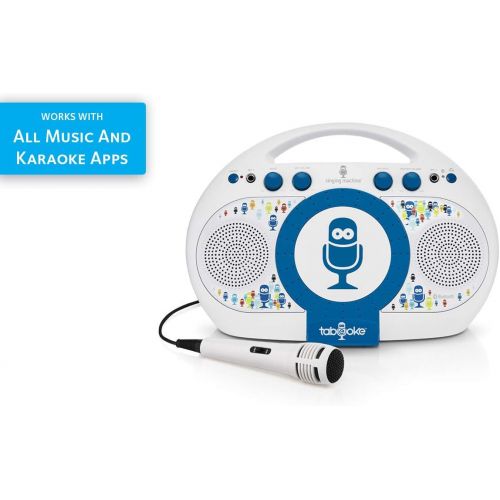 [아마존베스트]Singing Machine ISM398BT Karaoke System Home,White