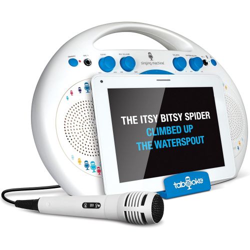  [아마존베스트]Singing Machine ISM398BT Karaoke System Home,White