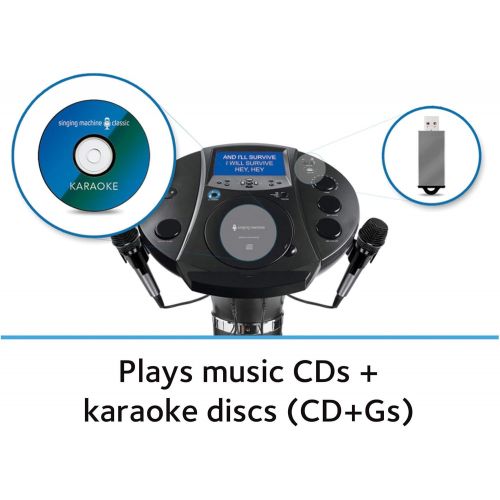  [아마존베스트]Singing Machine iSM1030BT Bluetooth Karaoke Pedestal