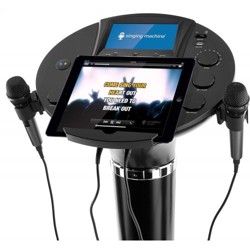  [아마존베스트]Singing Machine iSM1030BT Bluetooth Karaoke Pedestal