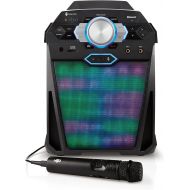 [아마존베스트]Singing Machine SDL366 The VIBE Party Pack Hi-Def Digital Karaoke System with Two Microphones, 10 Song Downloads, Resting Tablet Cradle, and LED Disco Lights