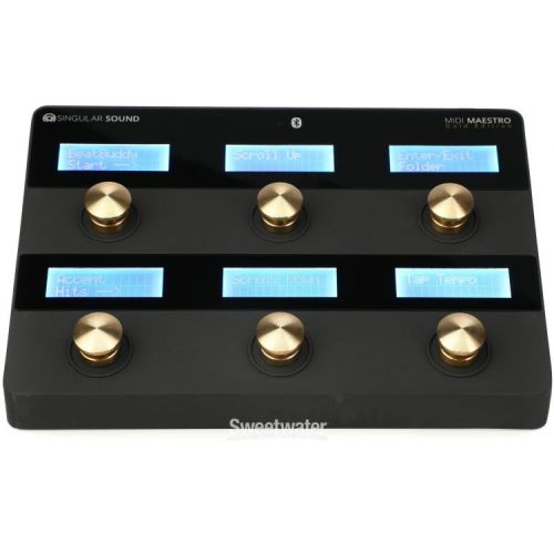  Singular Sound MIDI Maestro MIDI Foot Controller - Gold Edition Demo