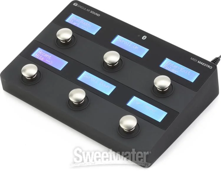  Singular Sound MIDI Maestro MIDI Foot Controller - Gold Edition