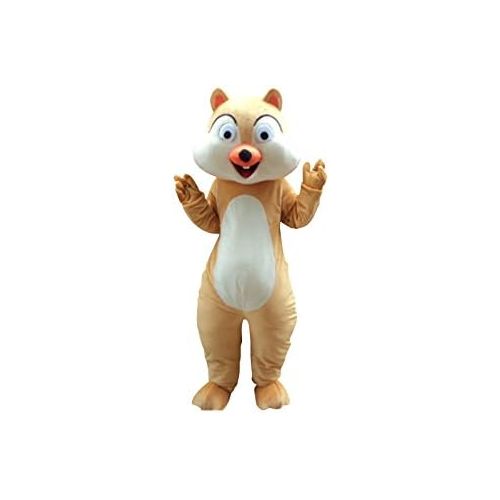  Sinoocean Chipmunk Squirrel Mascot Costume Cosplay Fancy Dress Outfit Suit