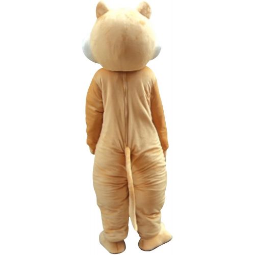  Sinoocean Chipmunk Squirrel Mascot Costume Cosplay Fancy Dress Outfit Suit