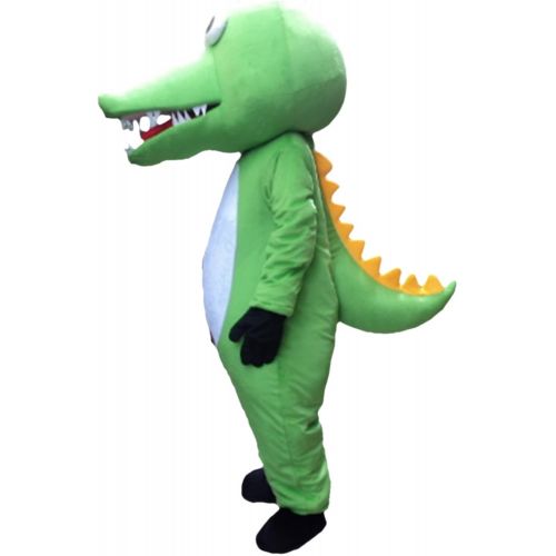  Sinoocean Crocodile Alligator Cayman Adult Mascot Costume Fancy Dress Cosplay Outfit