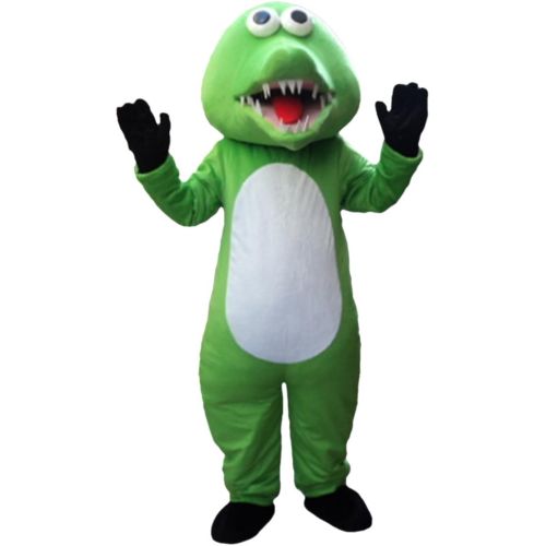  Sinoocean Crocodile Alligator Cayman Adult Mascot Costume Fancy Dress Cosplay Outfit