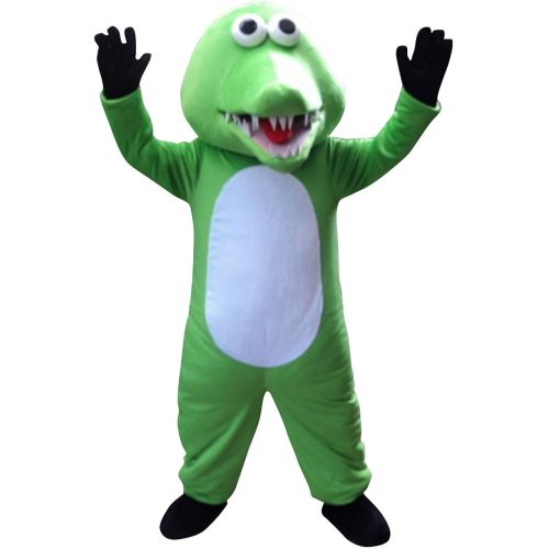  Sinoocean Crocodile Alligator Cayman Adult Mascot Costume Fancy Dress Cosplay Outfit
