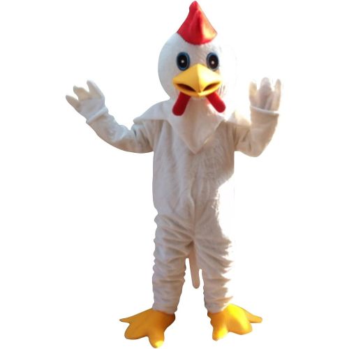  Sinoocean Chicken Chook Cock Rooster Mascot Costume Cosplay Fancy Dress Outfit Suit