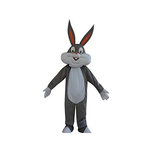  Sinoocean Bugs Bunny Rabbit Hare Adult Mascot Costume Cosplay Fancy Dress Outfit