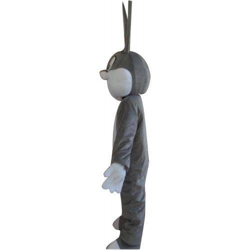  Sinoocean Bugs Bunny Rabbit Hare Adult Mascot Costume Cosplay Fancy Dress Outfit