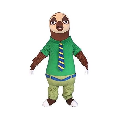 Sinoocean Flash Sloth of Zootopia Zootropolis Adult Mascot Costume Cosplay Outfit