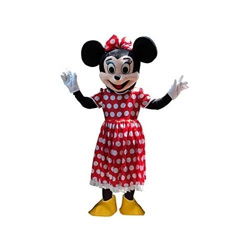  Sinoocean Minnie Mouse Adult Halloween Mascot Costume Fancy Dress Outfit