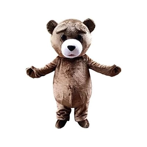  Sinoocean Teddy Bear Adult Halloween Easter Mascot Costume Fancy Dress Outfit Suit
