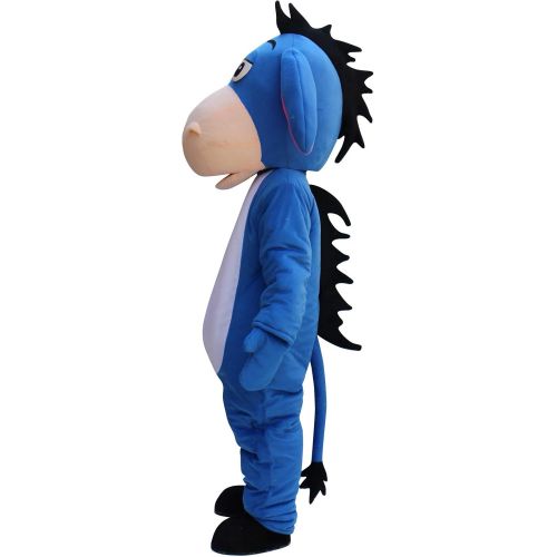  Sinoocean Donkey Eeyore Winnie The Pooh Friend Adult Mascot Costume Fancy Dress Outfit