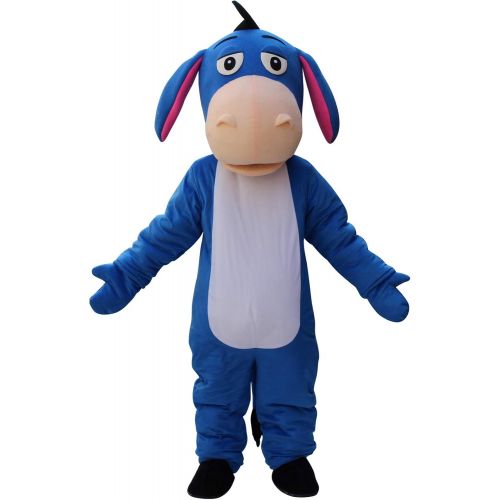  Sinoocean Donkey Eeyore Winnie The Pooh Friend Adult Mascot Costume Fancy Dress Outfit