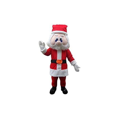  Sinoocean Santa Claus Christmas Adult Mascot Costume Fancy Dress Cosplay Outfit