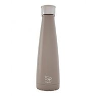 Sip by Swell 200215030 Steel Grey-Double-Layered Vacuum-Insulated Keeps Food and Drinks Cold and Hot-with No Condensation-BPA Free Water Bottle, 15oz