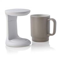 [아마존베스트]Sipforia Coffee Savor - Keep your coffee and tea hot | Cup warmer set for desk | New bone china porcelain | Modern design | Hot beverage enhancer | Coffee lovers dream | Dishwasher