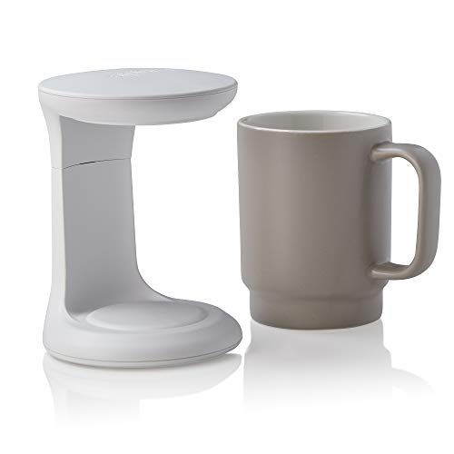  [아마존베스트]Sipforia Coffee Savor - Keep your coffee and tea hot | Cup warmer set for desk | New bone china porcelain | Modern design | Hot beverage enhancer | Coffee lovers dream | Dishwasher