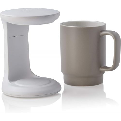  [아마존베스트]Sipforia Coffee Savor - Keep your coffee and tea hot | Cup warmer set for desk | New bone china porcelain | Modern design | Hot beverage enhancer | Coffee lovers dream | Dishwasher