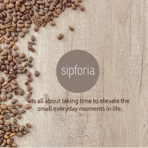  [아마존베스트]Sipforia Coffee Savor - Keep your coffee and tea hot | Cup warmer set for desk | New bone china porcelain | Modern design | Hot beverage enhancer | Coffee lovers dream | Dishwasher