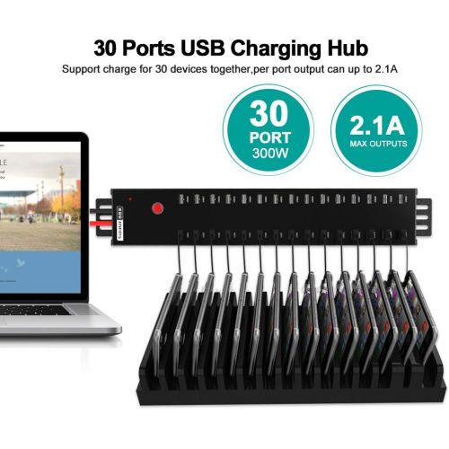  Sipolar Well Work 20 Port Industrial USB 3.0 Hub Charger for iPhoneiPadCellphone with Box Shape Speed Up to 5Gbps Notice:Voltage is 110V