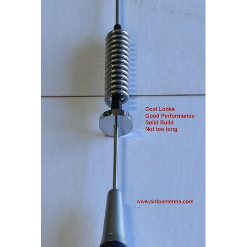  Sirio Antenna Sirio Turbo 800s Blue CB & 10M Mobile Antenna, 200W Continuous, 1000W PEP