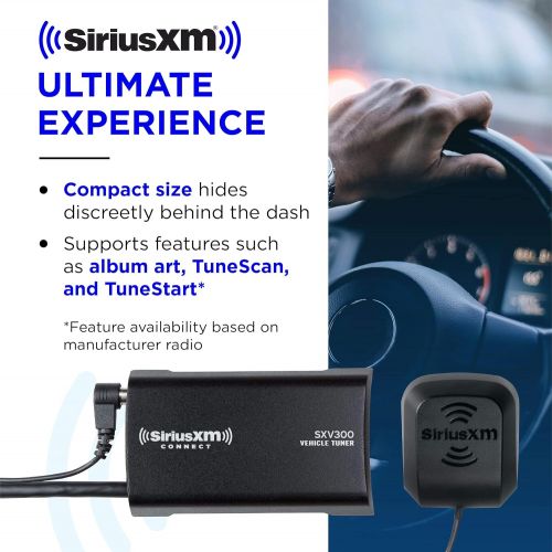  [아마존베스트]SiriusXM SXV300v1 Connect Vehicle Tuner Kit for Satellite Radio with Free 3 Months Satellite and Streaming Service