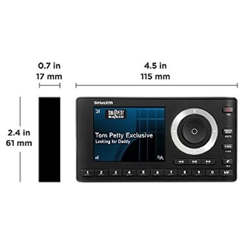  [아마존베스트]SiriusXM SXPL1V1 Onyx Plus Satellite Radio with Vehicle Kit, Receive 3 Months Free Service with Subscription  Enjoy SiriusXM Through your Cars In-Dash Audio System on this Dock &