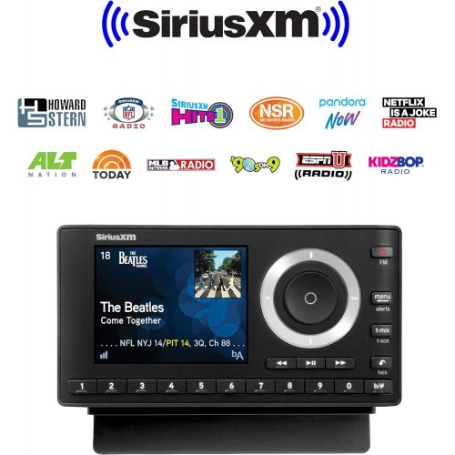 [아마존베스트]SiriusXM SXPL1V1 Onyx Plus Satellite Radio with Vehicle Kit, Receive 3 Months Free Service with Subscription  Enjoy SiriusXM Through your Cars In-Dash Audio System on this Dock &