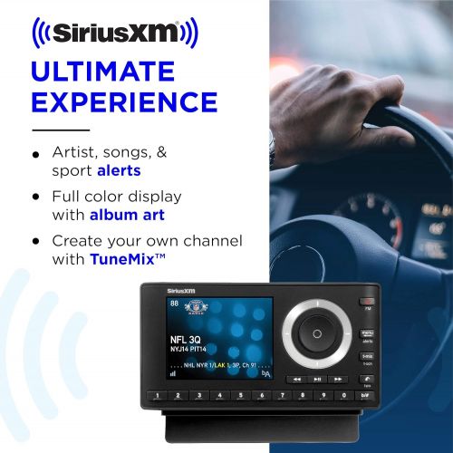  [아마존베스트]SiriusXM SXPL1V1 Onyx Plus Satellite Radio with Vehicle Kit, Receive 3 Months Free Service with Subscription  Enjoy SiriusXM Through your Cars In-Dash Audio System on this Dock &