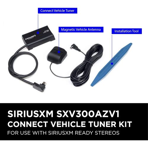  [아마존베스트]SiriusXM SXV300AZV1 Connect Vehicle Tuner for Satellite Radio, Receive Free 3 Months Service with Subscription, Easily Add SiriusXM to any SiriusXM-Ready Compatible Car Stereo Syst