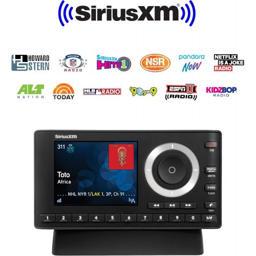  [아마존베스트]SiriusXM SXPL1H1 Onyx Plus Satellite Radio with Home Kit, Receive 3 Months Free Service with Subscription  Enjoy SiriusXM Through your Home Stereo or Powered Speakers on this Dock