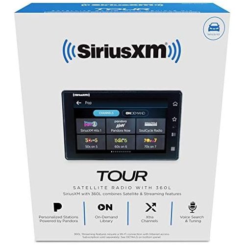  [아마존베스트]SiriusXM SXWB1V1 Tour Satellite Radio with 360L, with Included Vehicle Kit and Free 3 Months Satellite and Streaming Service