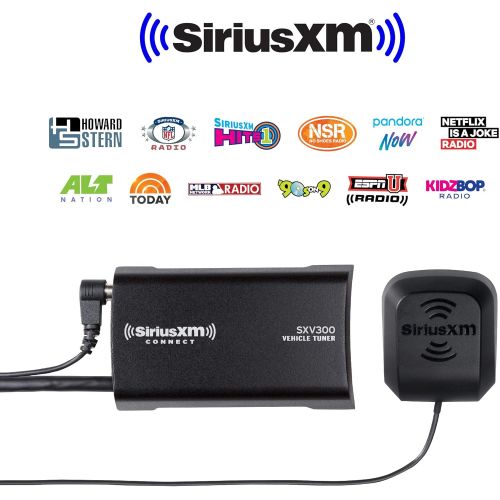  SiriusXM SXV300V1 Satellite Radio Vehicle Tuner, First 12 Months Only $99 OR First 3 Months Free Service w/ Subscription, Add to Any SiriusXM-Ready Car Stereo SXV300V1 Black