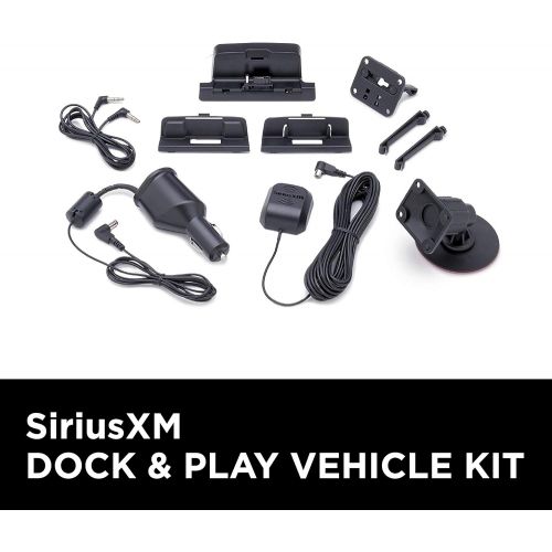  SiriusXM SXPL1H1 Onyx Plus Satellite Radio with Home Kit with Free 3 Months Satellite and Streaming Service & SXDV3 Satellite Radio Vehicle Mounting Kit with Dock and Charging Cabl