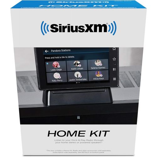  SiriusXM SXDH4 Home Kit - Home Kit for Dock & Play for Sirius & SXM Models + Tour